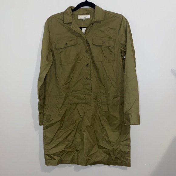 🎀NWT Anne Taylor Loft Olive Midi Dress! - Picture 2 of 8